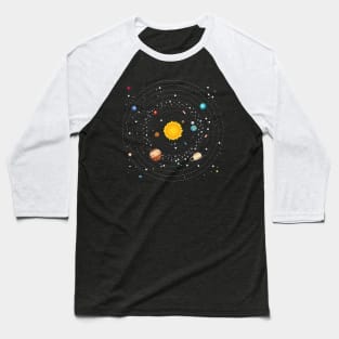 Solar system planets Baseball T-Shirt